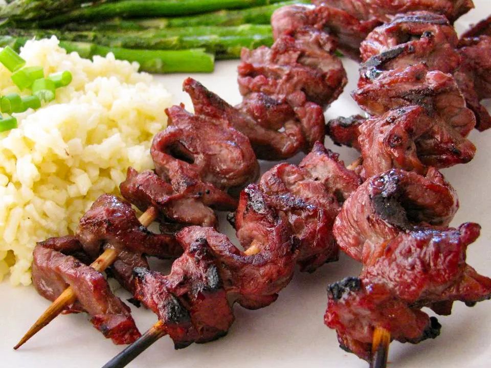 Sweet Teriyaki Beef Skewers