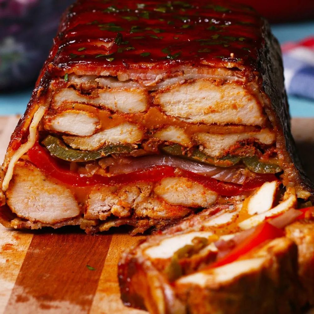 Bacon BBQ Chicken Loaf