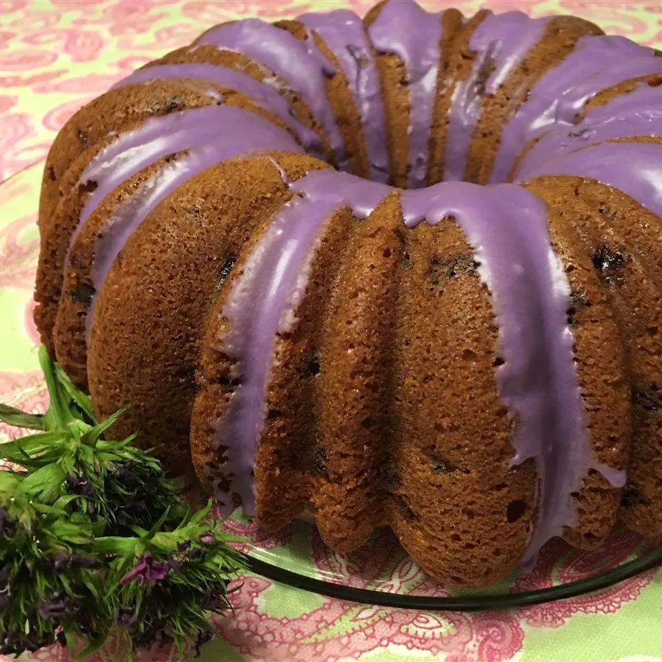 Blueberry Cream Cheese Pound Cake II