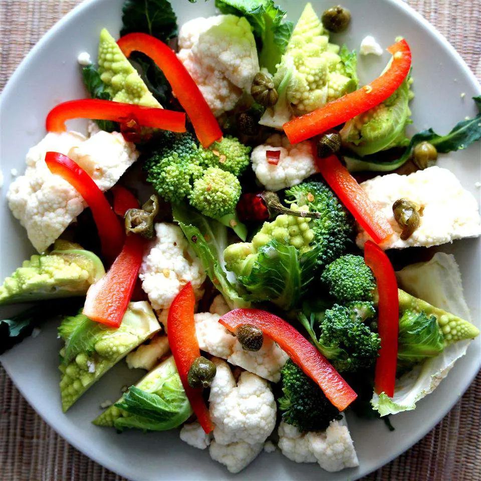 Italian Romanesco Cauliflower Salad