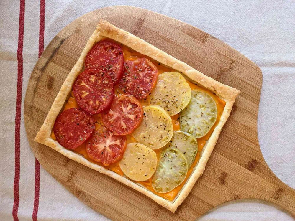 Tarte aux Moutarde (French Tomato and Mustard Pie)