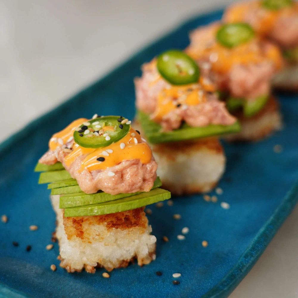 Crispy Rice Sushi Bites (Copycat Nobu Recipe)