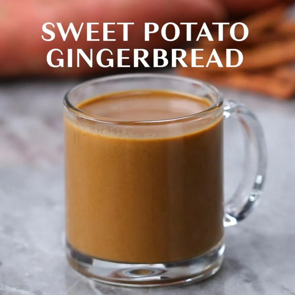 Sweet Potato Gingerbread Winter Smoothie