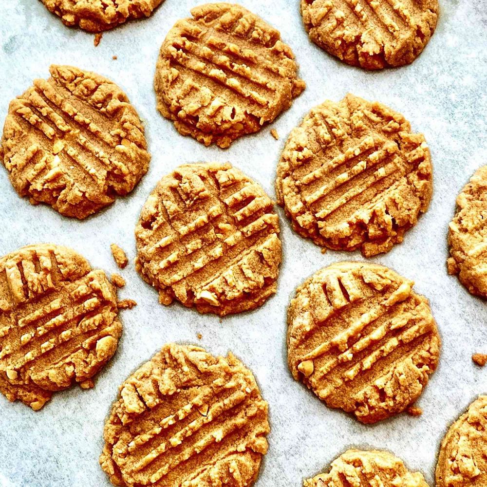 Peanut Butter Shortbread Cookies