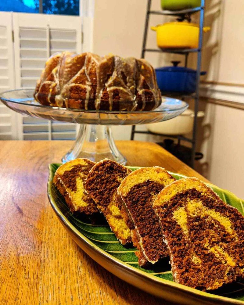 Chocolate Orange Marble Cake