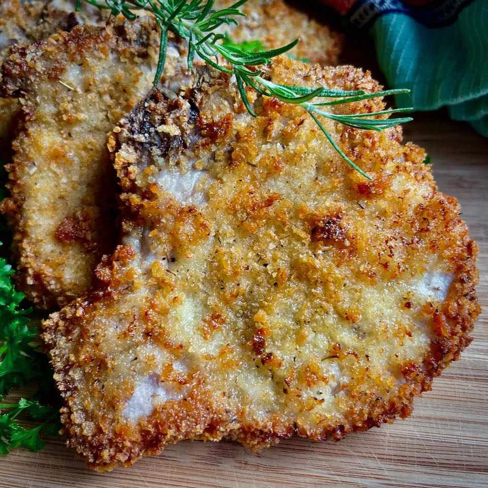 Air Fryer Panko-Crusted Pork Chops