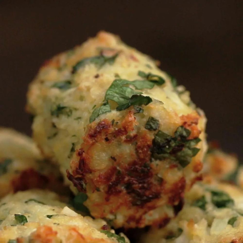 Healthy Cauliflower Parmesan Tots