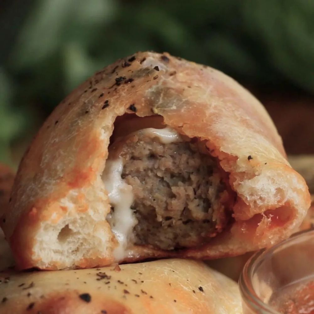 Meatball Parmesan Calzones