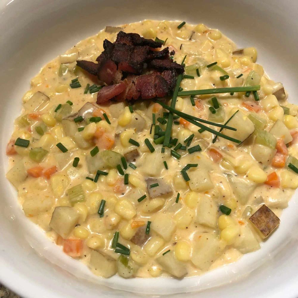 Potato, Bacon, and Corn Chowder