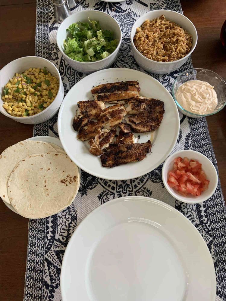 Blackened Tilapia Fish Tacos