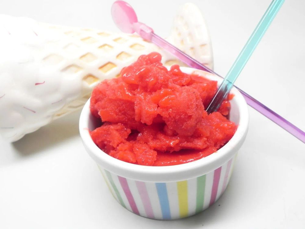 Healthy and Tasty Strawberry Sherbet