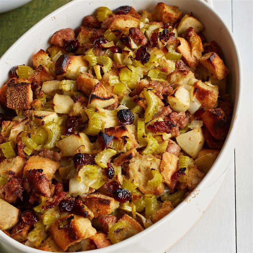 Cranberry, Sausage and Apple Stuffing