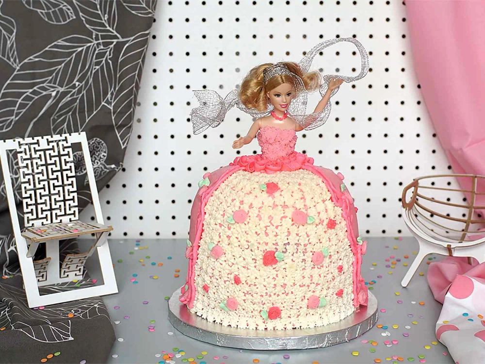 Barbie Doll Cake