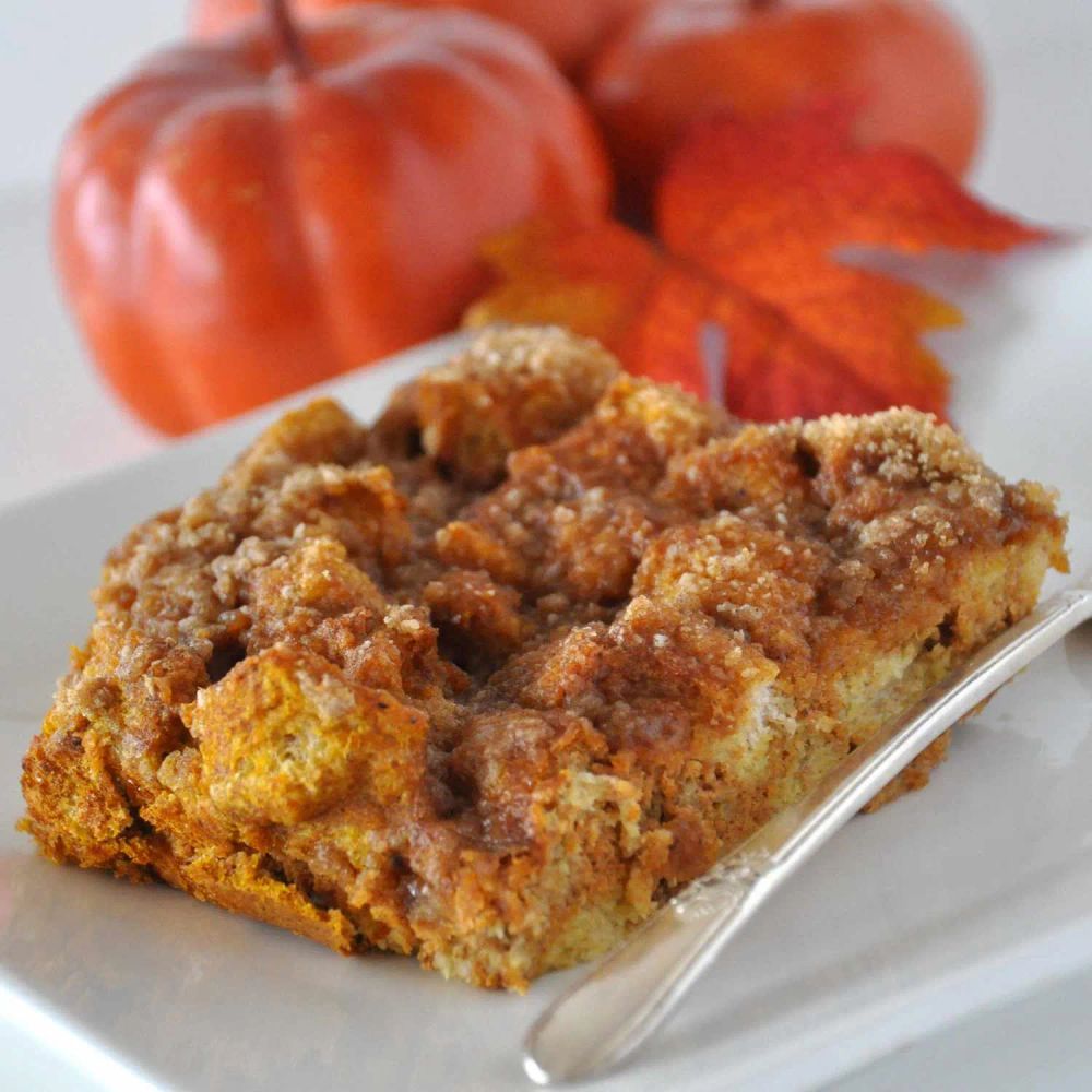 Pumpkin French Toast Bake