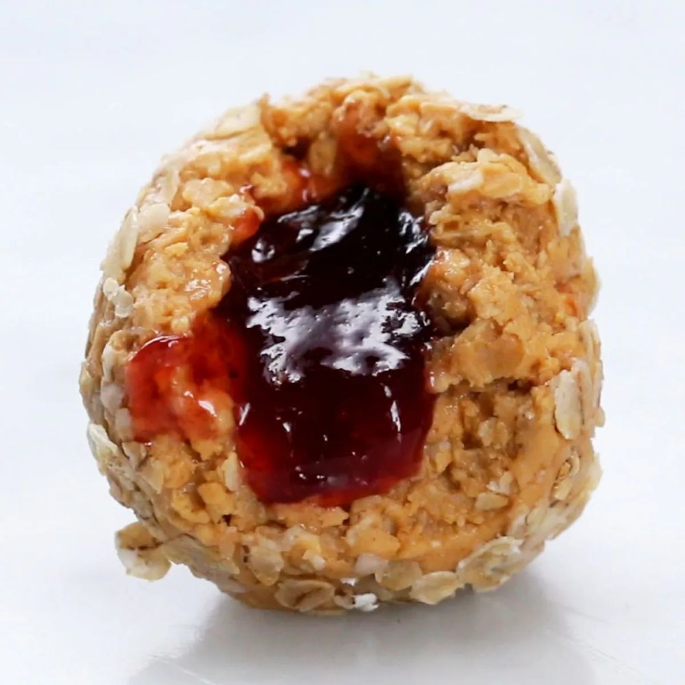 Jam-Stuffed Peanut Butter Balls