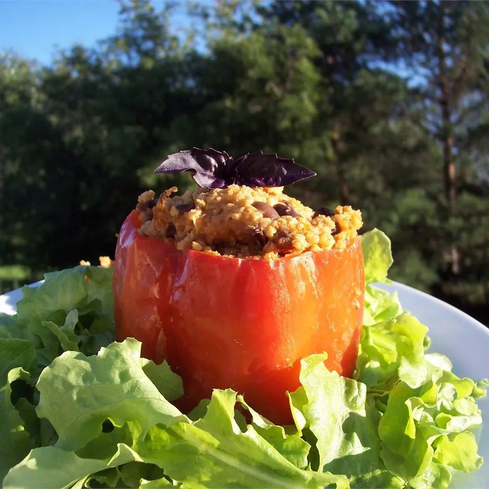 Millet-Stuffed Peppers