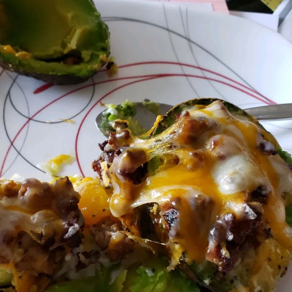 Keto Diet Avocado Egg Bake