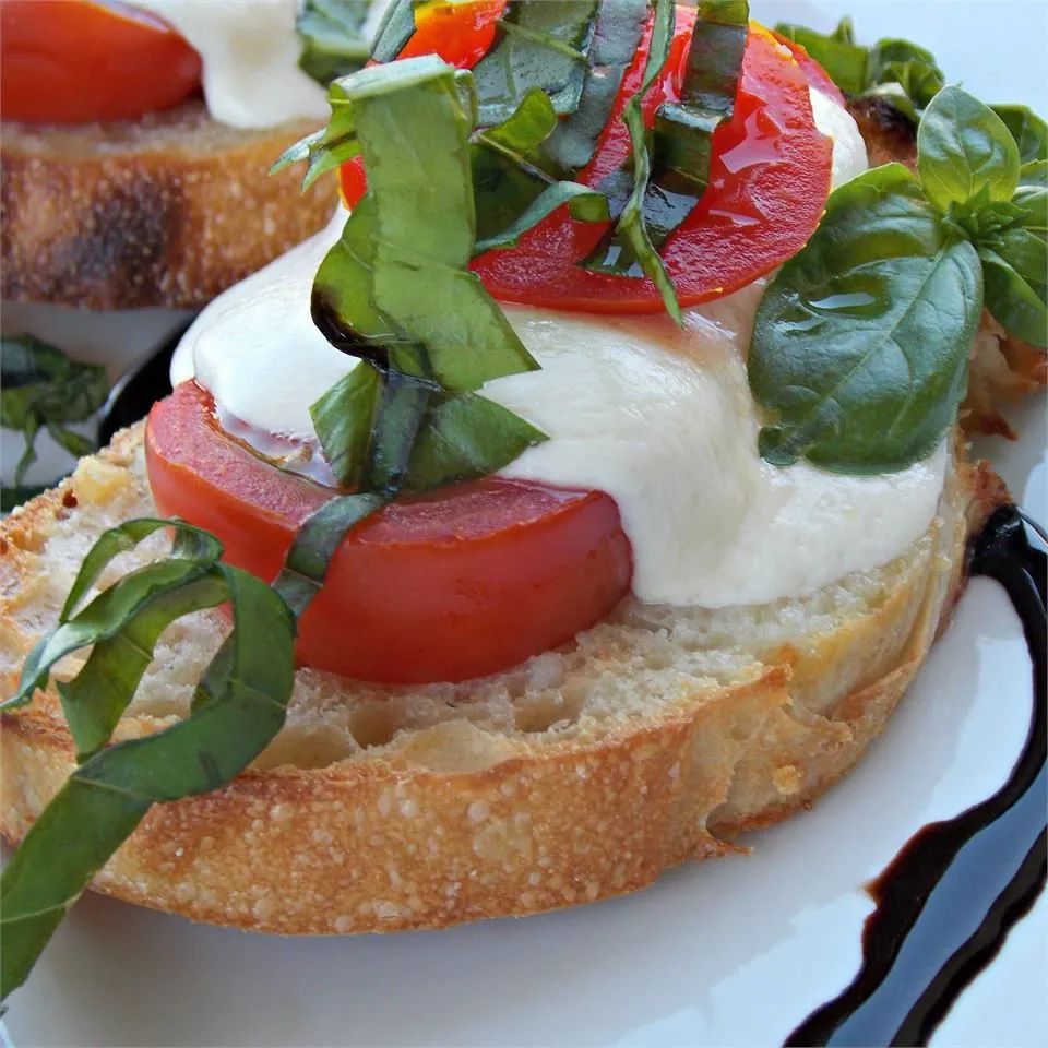 Baked Caprese Crostini