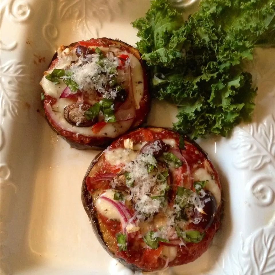 Flourless Eggplant Pizza