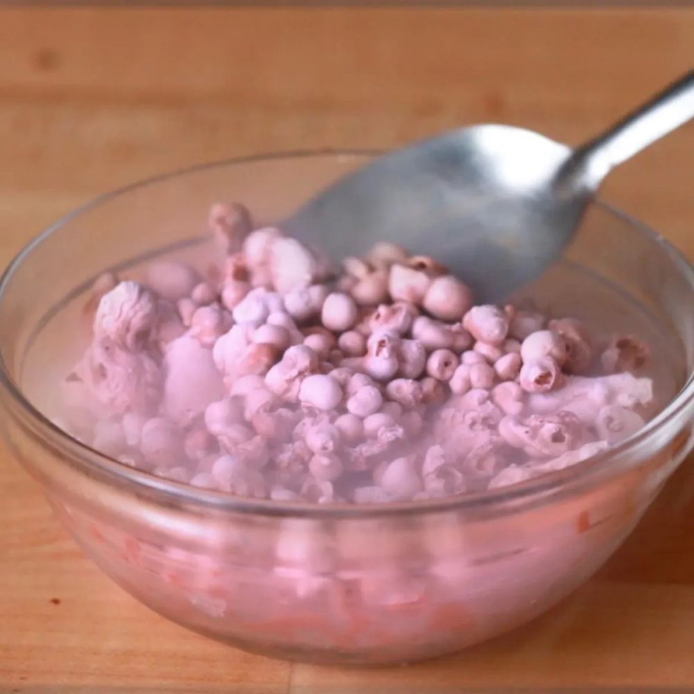 Strawberry Liquid Nitrogen Ice Cream