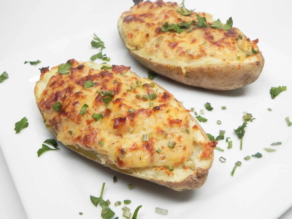 Vegan Double-Stuffed Potatoes