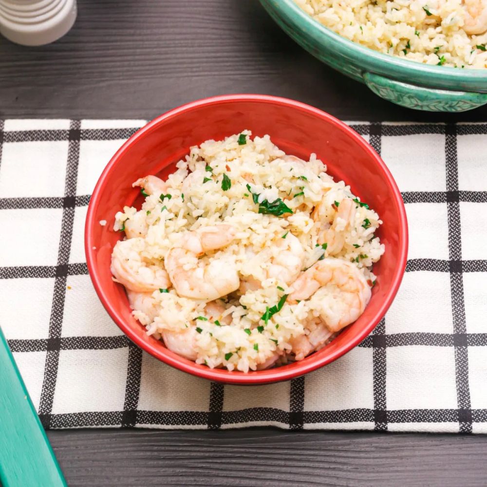 Shrimp And Rice Skillet