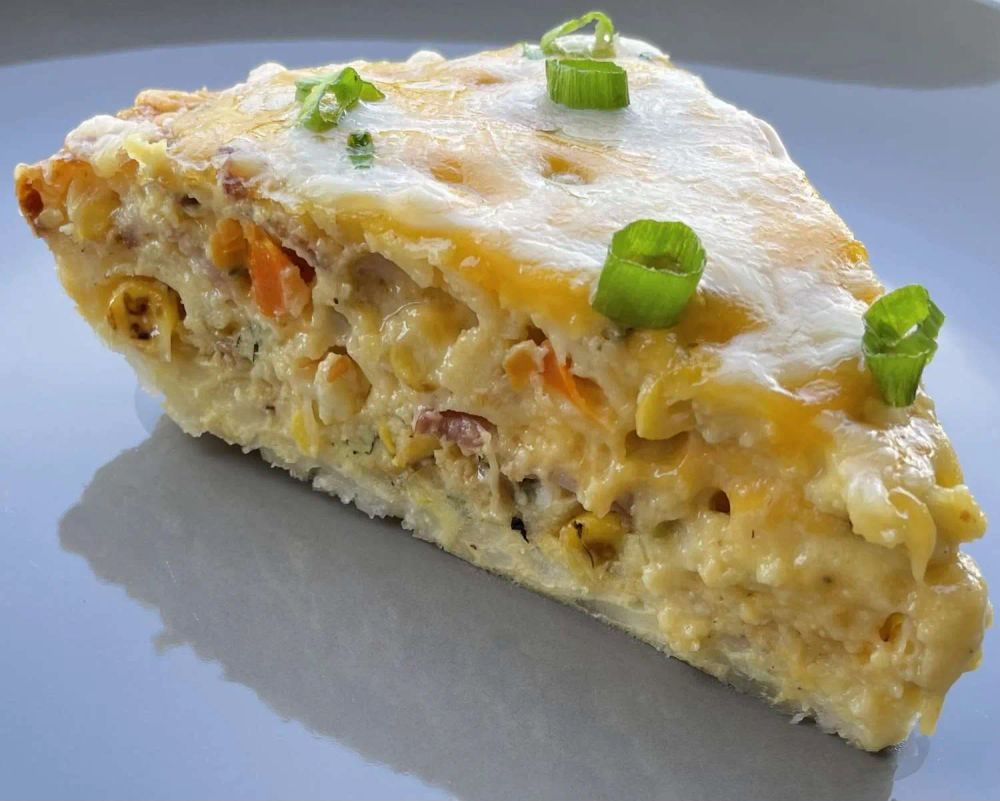 Roasted Corn Breakfast Pie