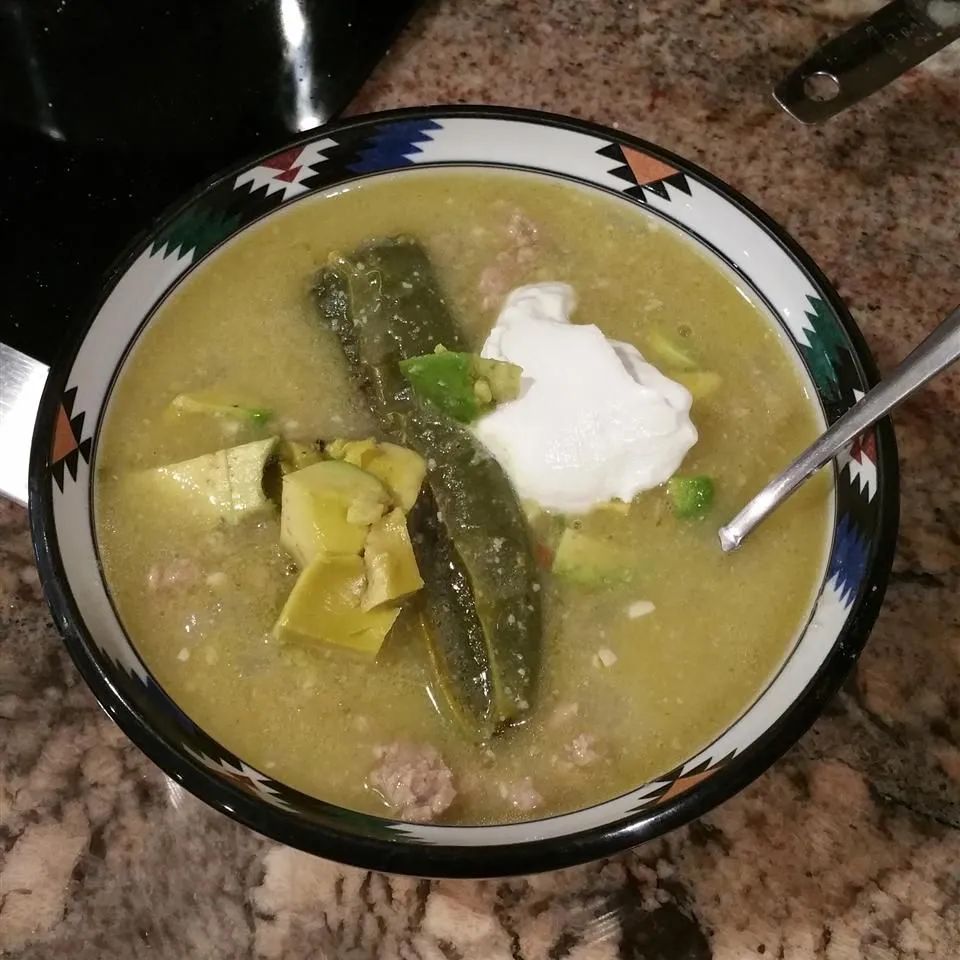 Green Enchilada Pork Chili