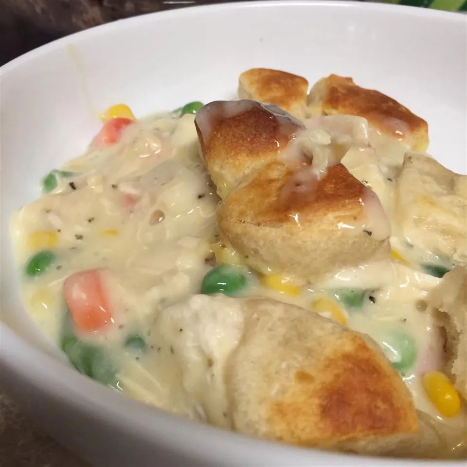 Chicken Pot Pie Bubble Bake