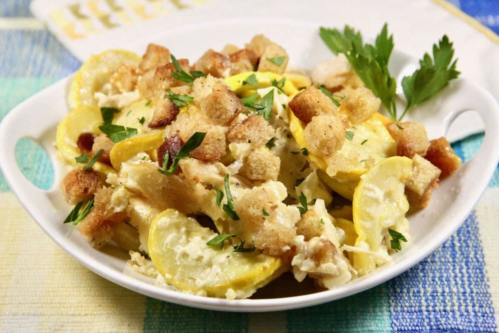 Chicken and Summer Squash Casserole