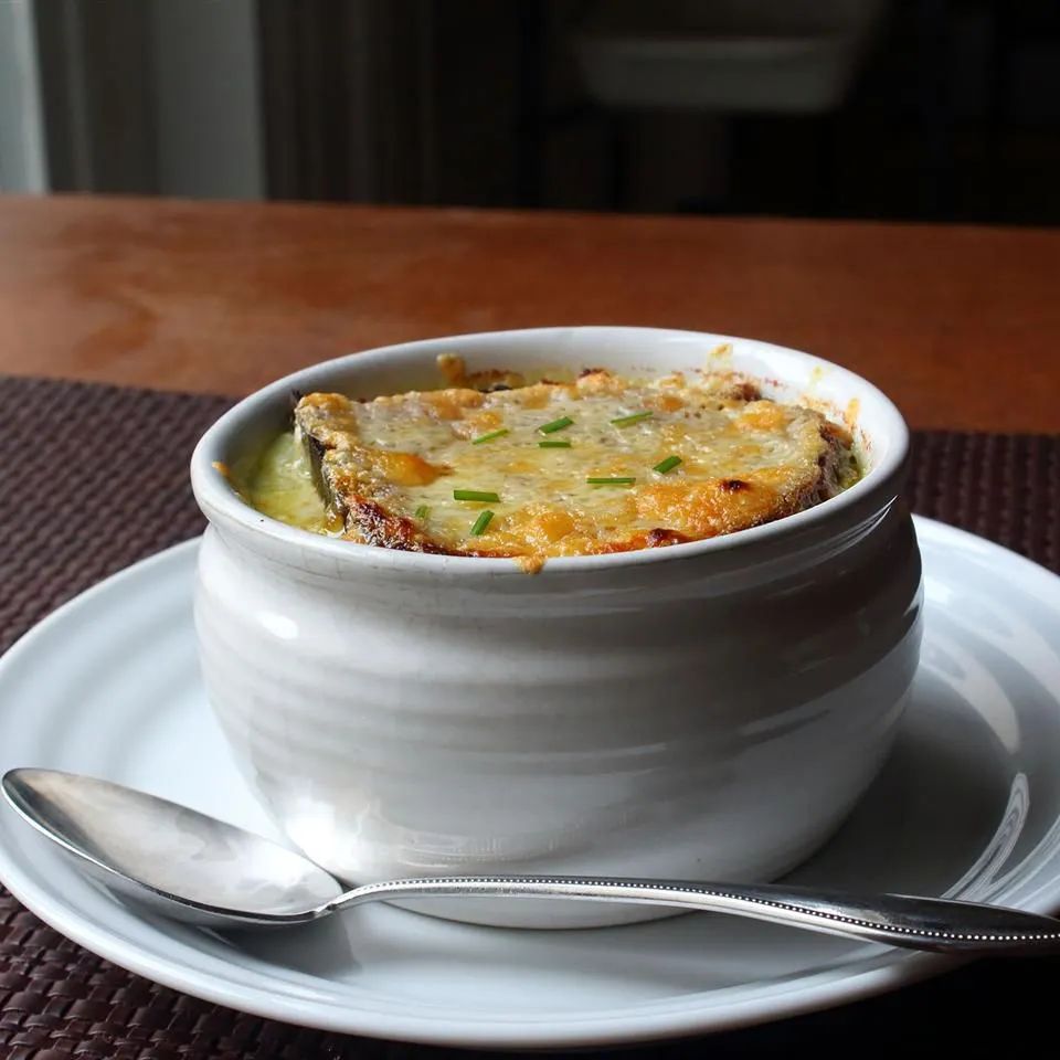 Broccoli Soup au Gratin