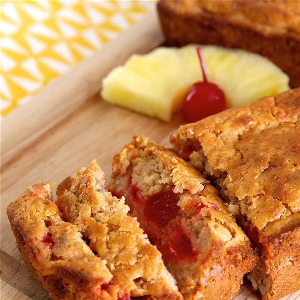 Cherry Pineapple Banana Bread