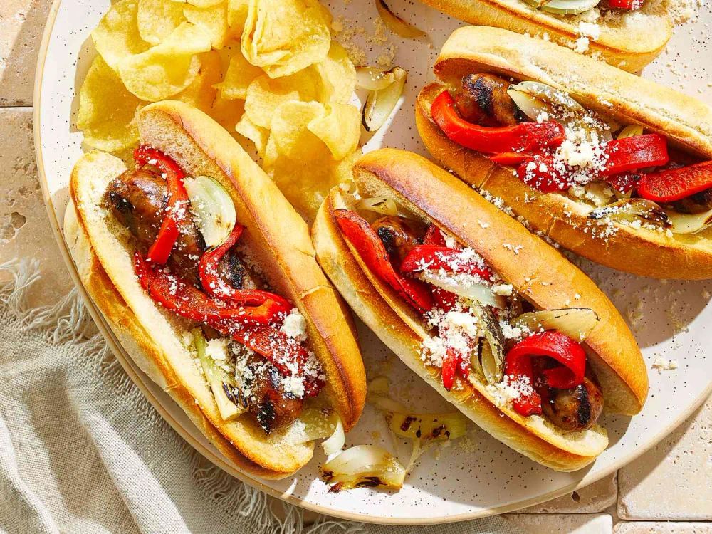 Festival-Style Grilled Italian Sausage Sandwiches