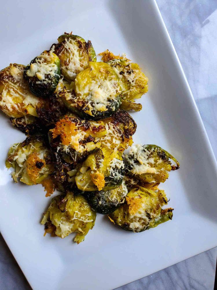 Easy Smashed Brussels Sprouts