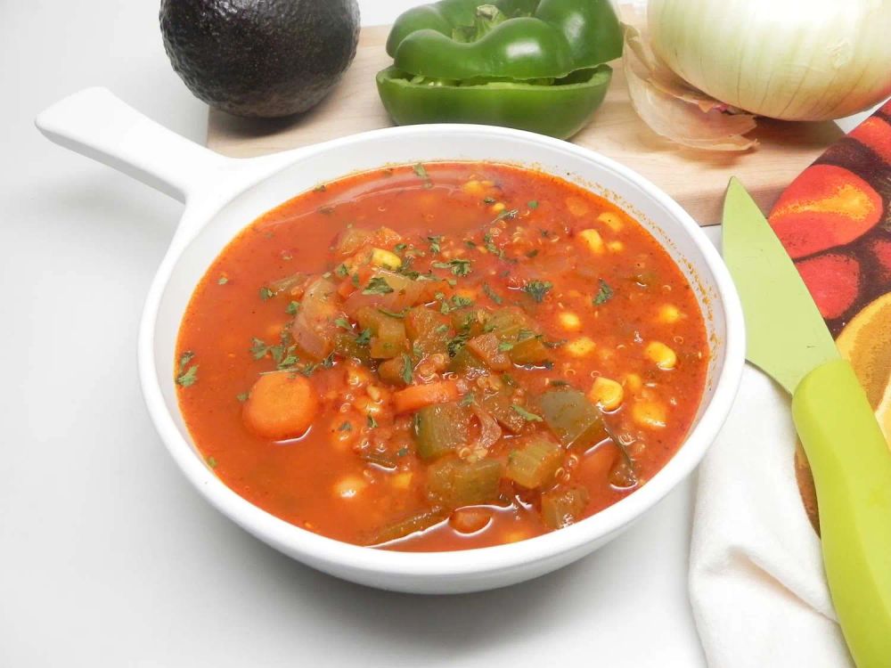 Vegetable Soup with Quinoa