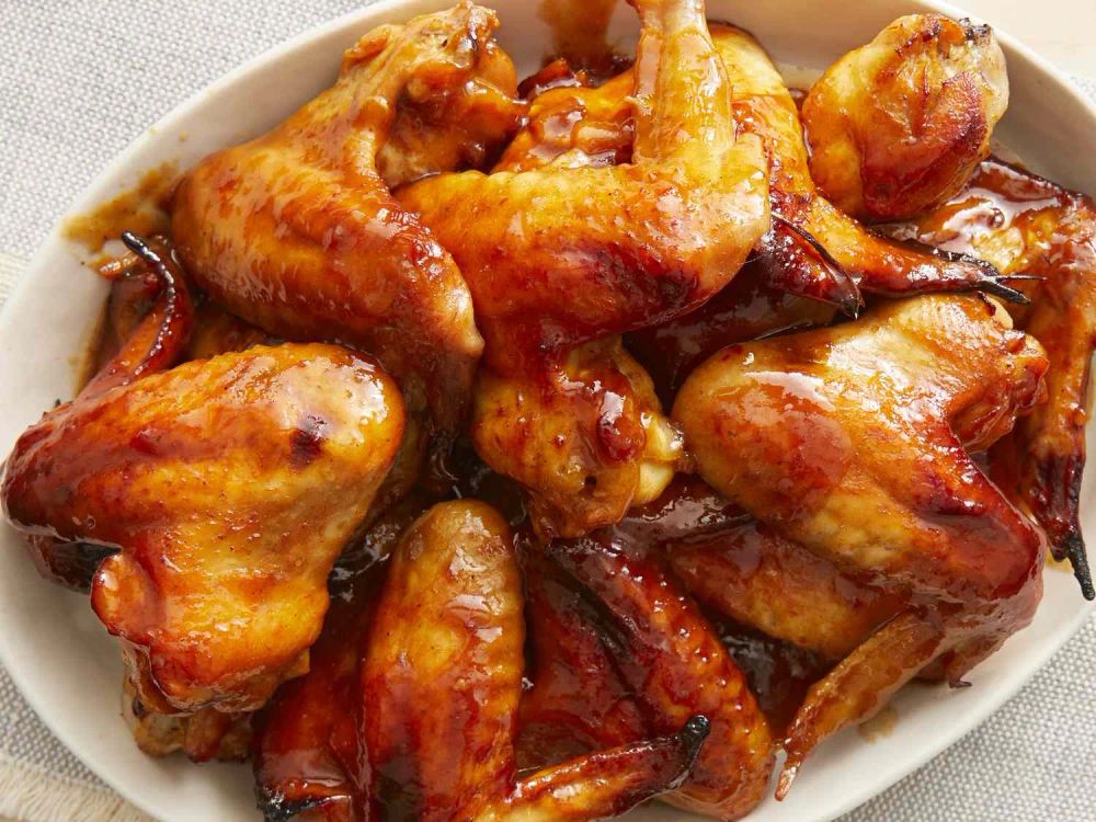 3-Ingredient Baked BBQ Chicken Wings