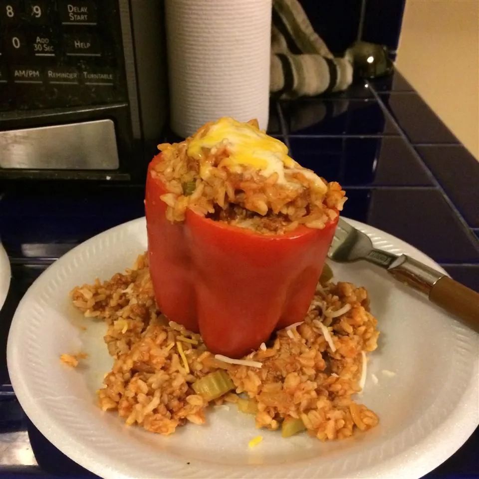 Stuffed Peppers with Creole Sauce