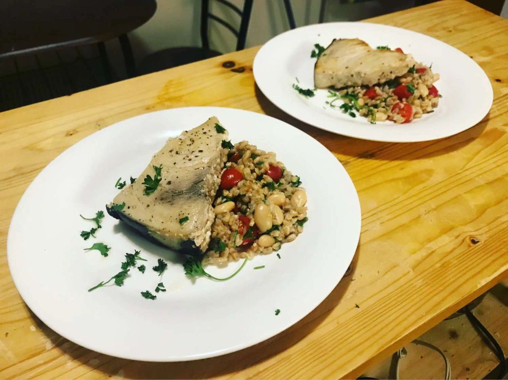 Farro and Tomato Salad