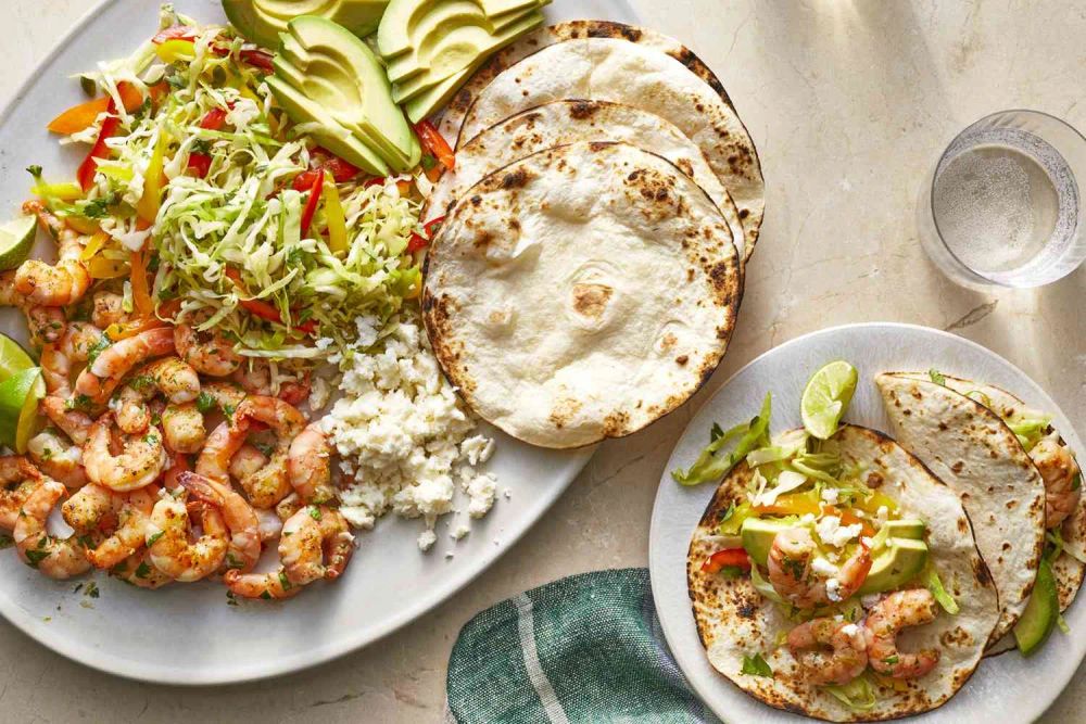 Air Fryer Shrimp Tacos