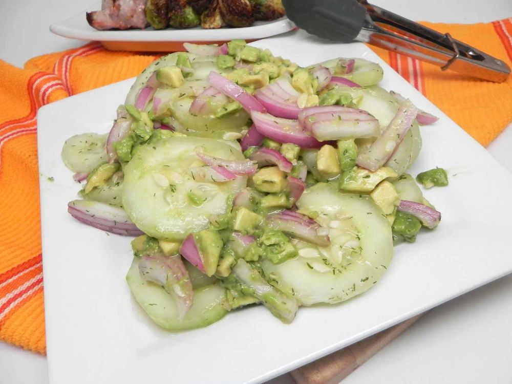 Cucumber Avocado Salad