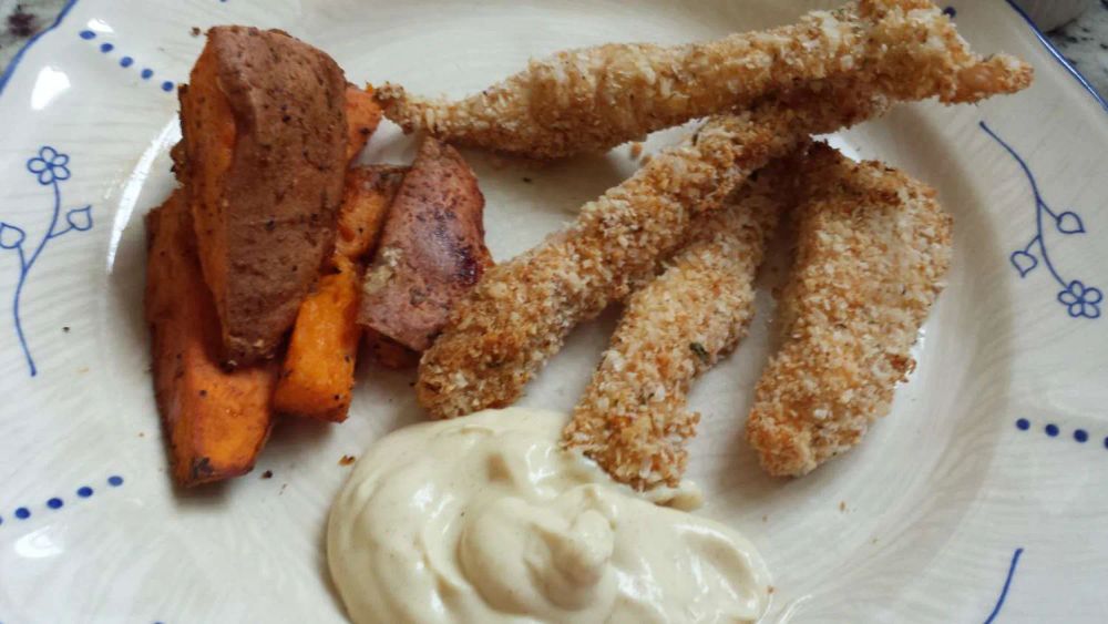 Baked Coconut Cayenne Chicken Nuggets