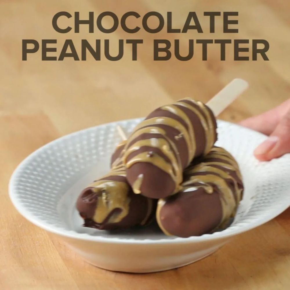 Chocolate Peanut Butter Frozen Banana