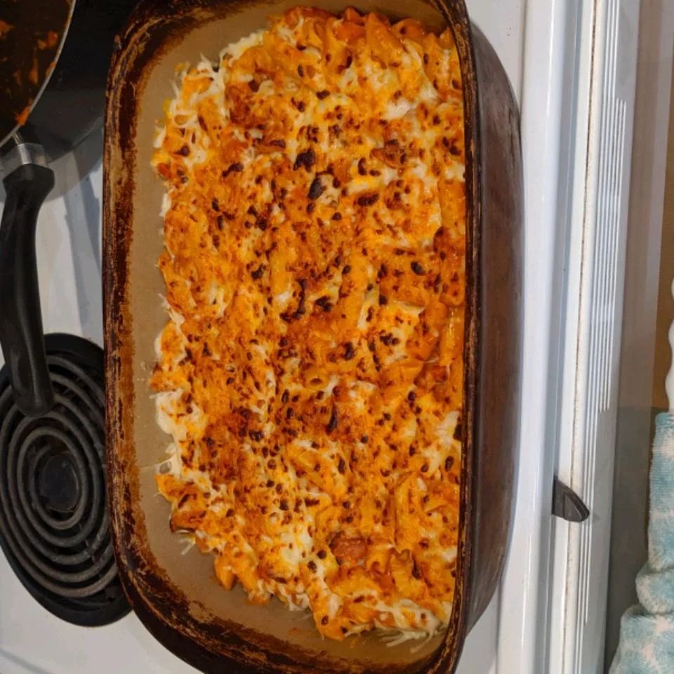 Tomato and Bacon Pasta Bake