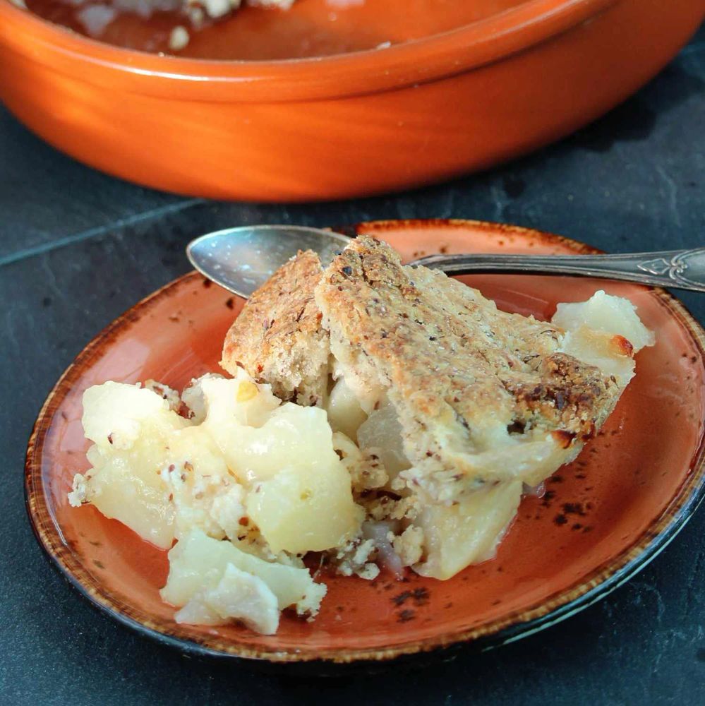 Gluten-Free Pear Cobbler