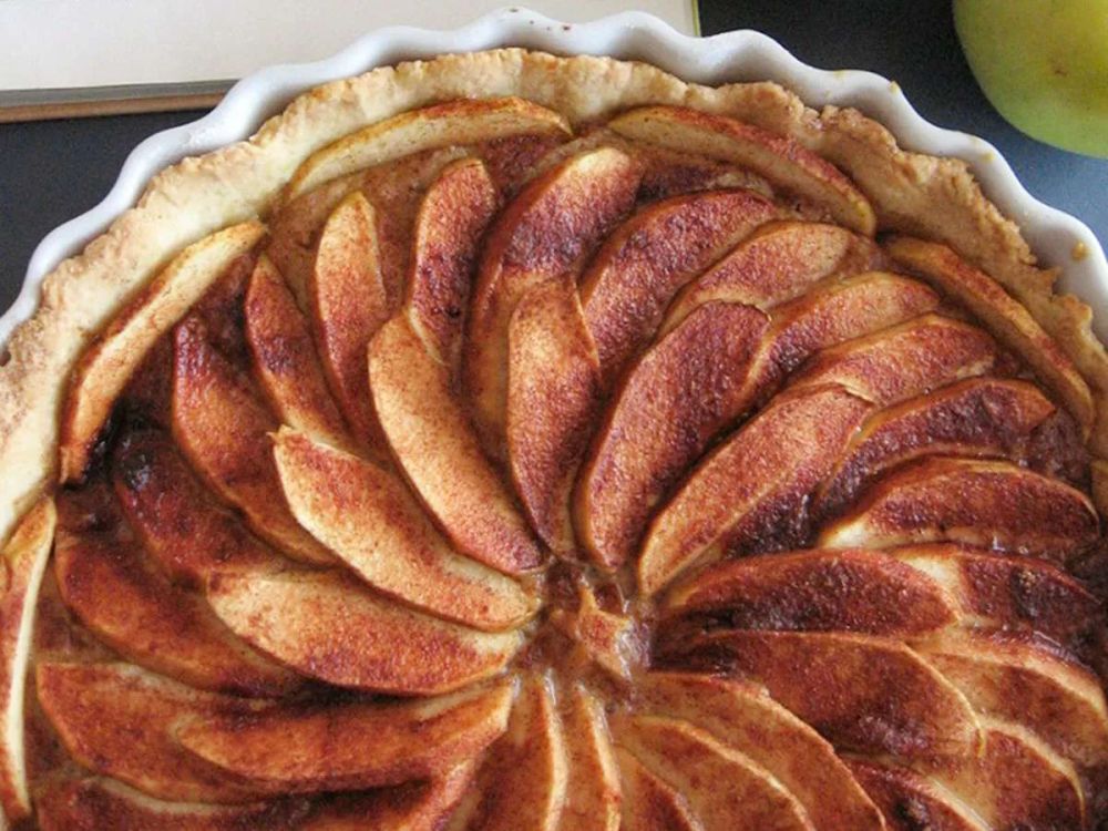 Tarte aux Pommes Normande (French Apple Tart)