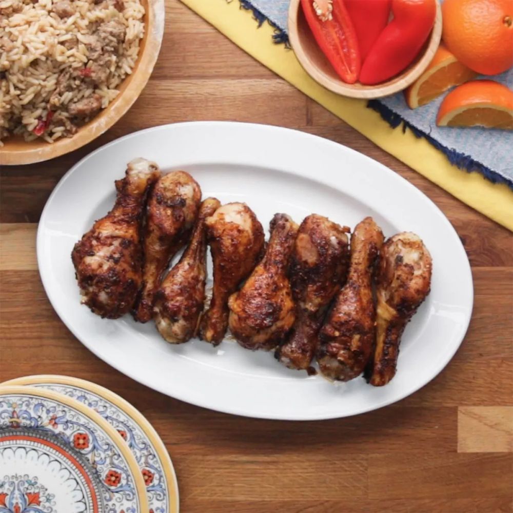 Jazzy Orange-Glazed Drumsticks