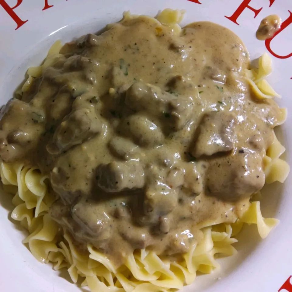 Susan's Beef Stroganoff