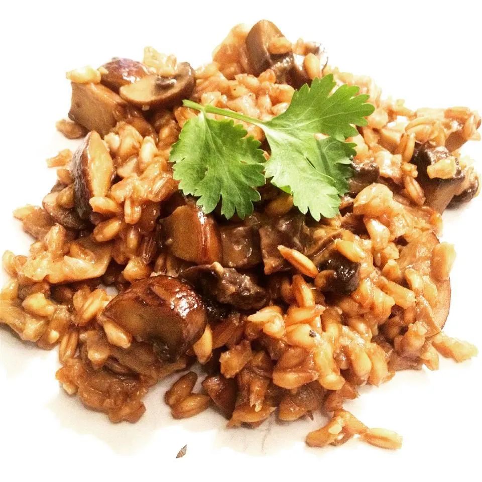 Farro with Wild Mushrooms