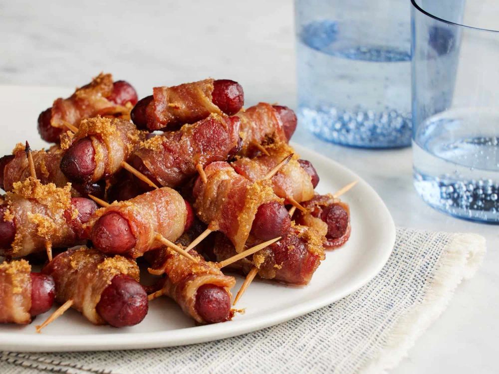 Bacon Wrapped Smokies