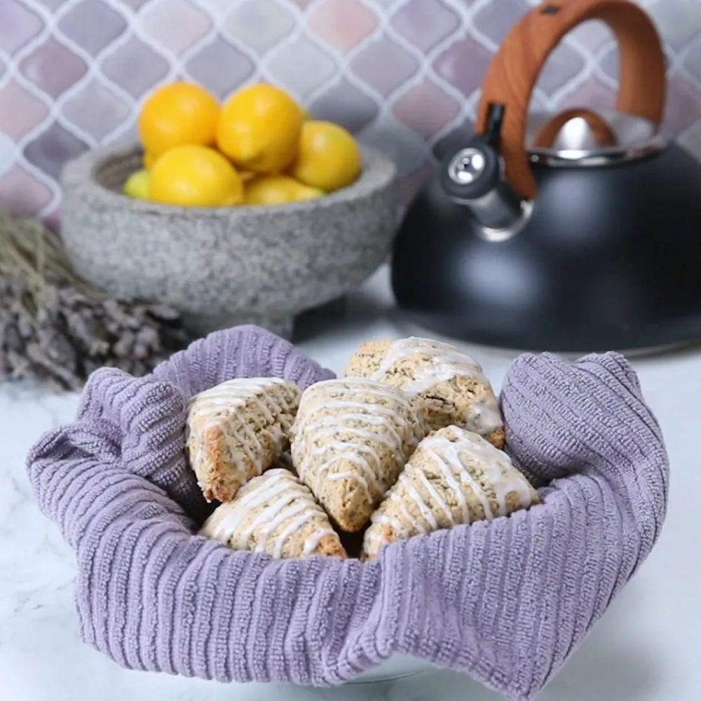 Dairy-Free Lavender Lemon Scones